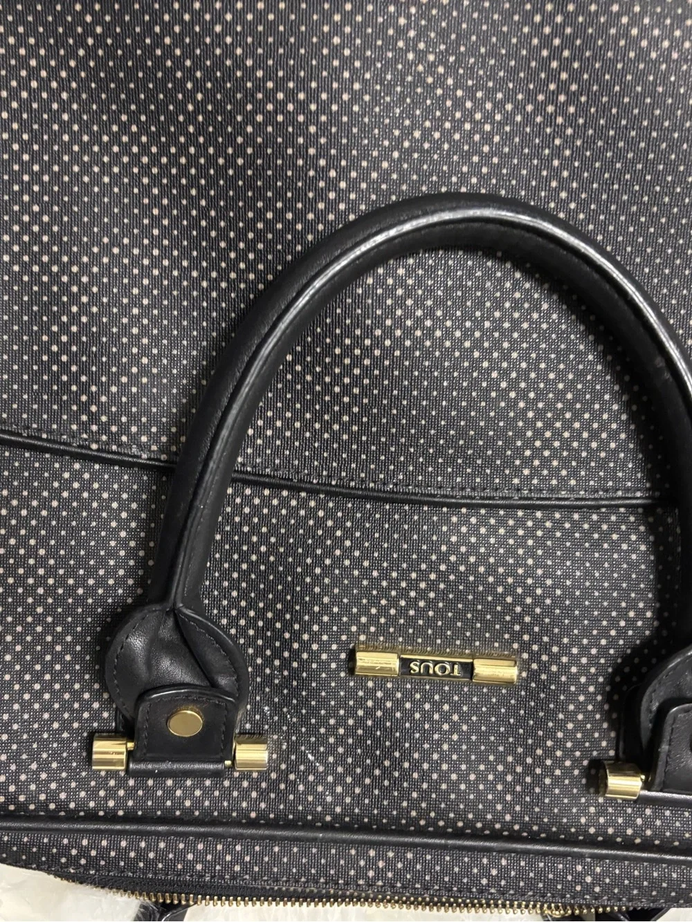 Black Men's  Tous Carry-All Briefcase‎ Bag
